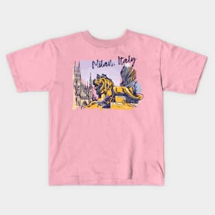 Milan, Italy Kids T-Shirt